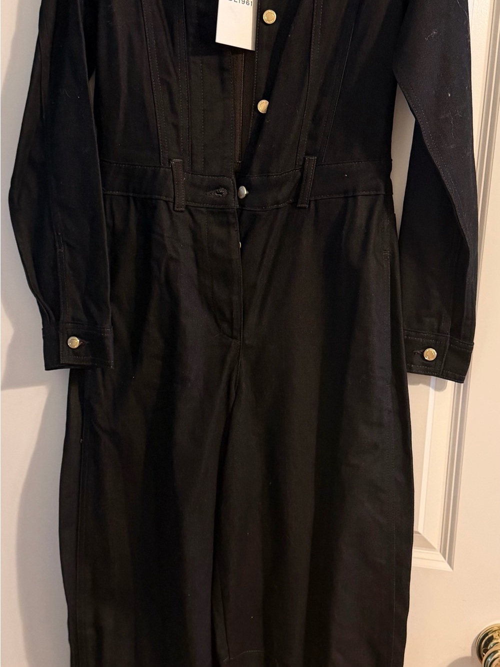 Men's denim jacket with snaps